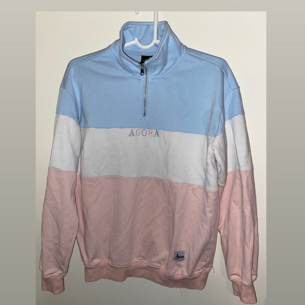 Agora Quarter-zip Sweater